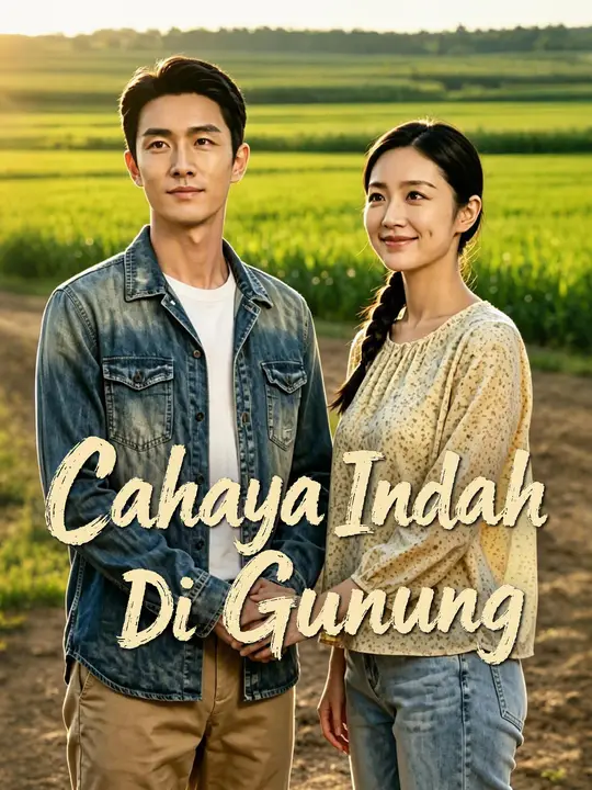 Poster Cahaya Indah Di Gunung