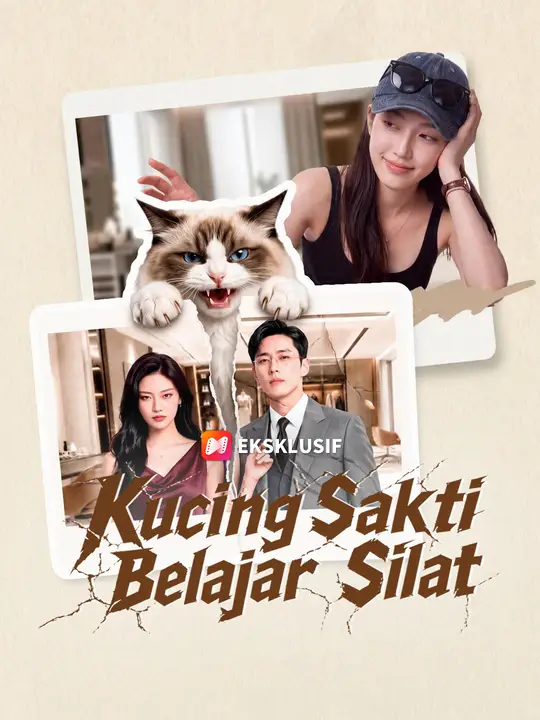 Poster Kucing Sakti Belajar Silat