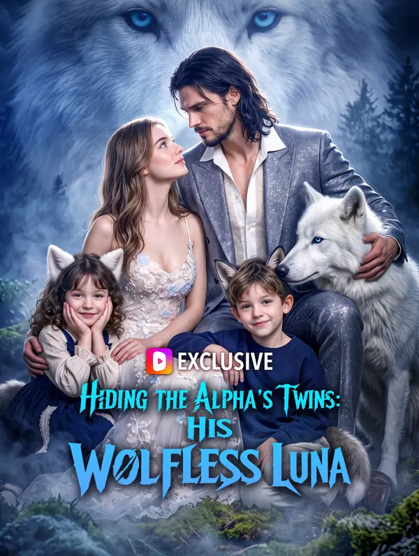 Poster Hiding the Alpha's Twins: His Wolfless Luna