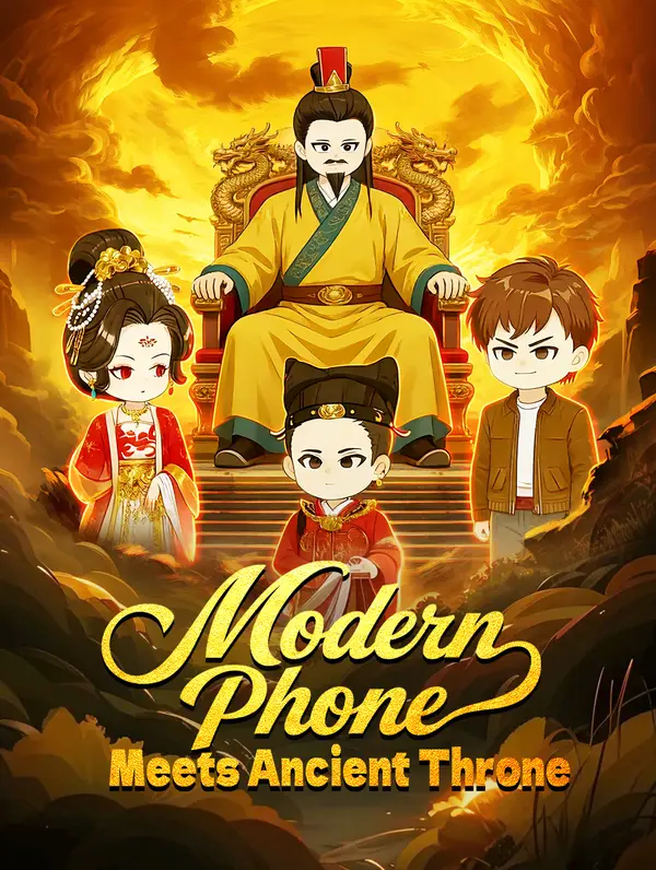 Modern Phone Meets Ancient Throne