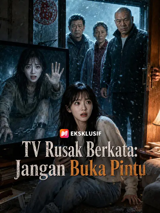 Poster TV Rusak Berkata: Jangan Buka Pintu