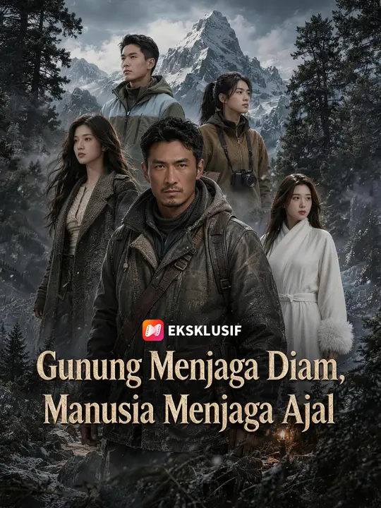 Poster Gunung Menjaga Diam, Manusia Menjaga Ajal