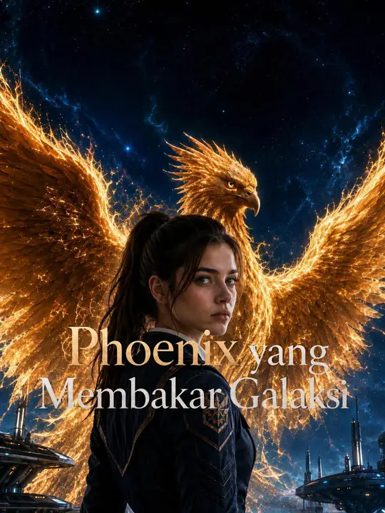 Poster Phoenix yang Membakar Galaksi