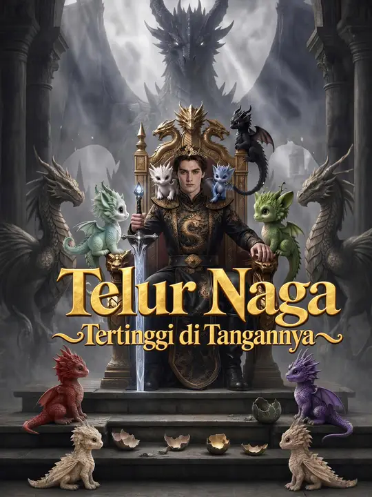 Poster Telur Naga Tertinggi di Tangannya