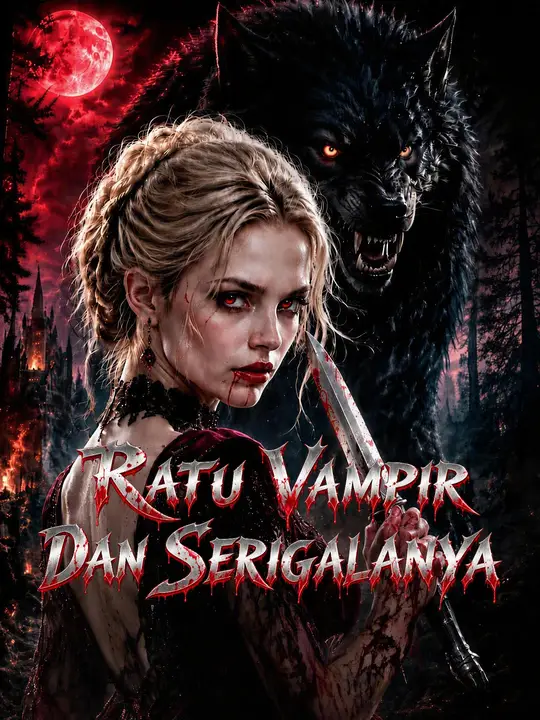 Poster Ratu Vampir Dan Serigalanya